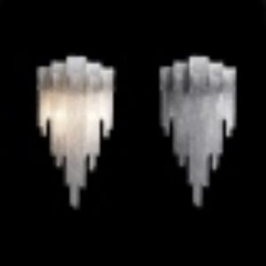 Alisa Luxury Plated Aluminum Chain Tassel Wall Sconce - Zonesus