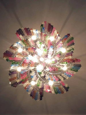 Murano Chandelier – 200 prisms – Multicolored - Zonesus