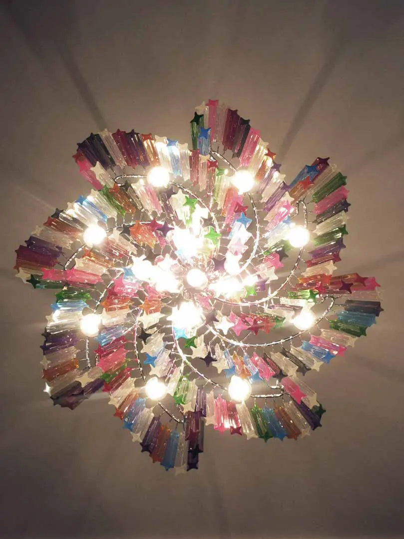 Murano Chandelier – 200 prisms – Multicolored - Zonesus
