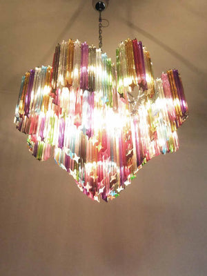 Murano Chandelier – 200 prisms – Multicolored - Zonesus