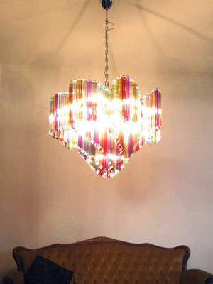 Murano Chandelier – 200 prisms – Multicolored - Zonesus
