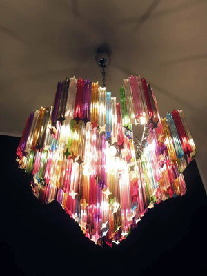 Murano Chandelier – 200 prisms – Multicolored - Zonesus