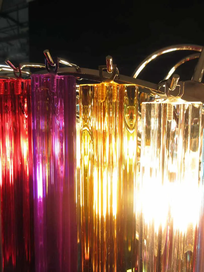 Murano Chandelier – 200 prisms – Multicolored - Zonesus