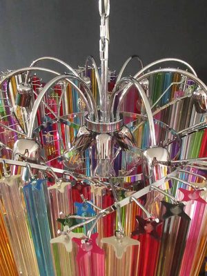 Murano Chandelier – 200 prisms – Multicolored - Zonesus