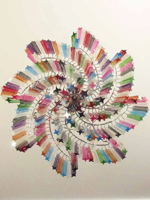 Murano Chandelier – 200 prisms – Multicolored - Zonesus