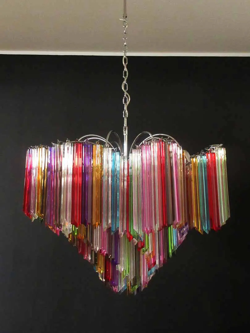 Murano Chandelier – 200 prisms – Multicolored - Zonesus
