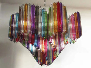 Murano Chandelier – 200 prisms – Multicolored - Zonesus