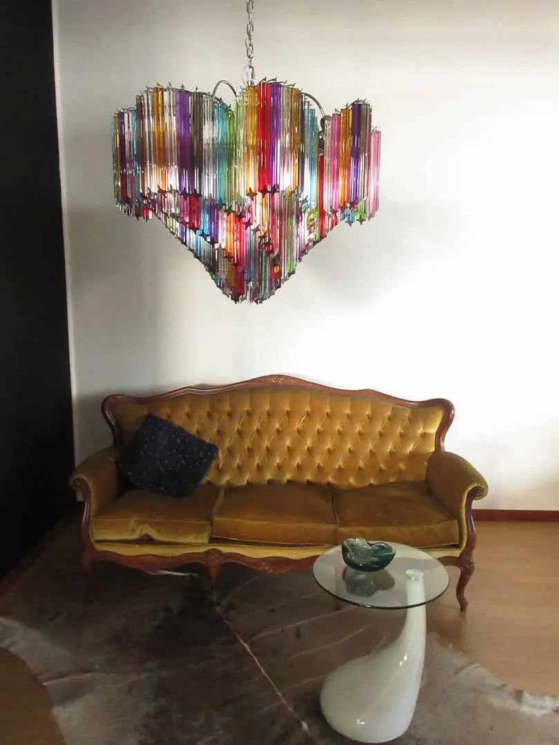 Murano Chandelier – 200 prisms – Multicolored - Zonesus
