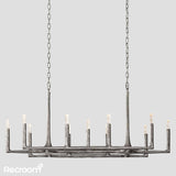 Thaddeus Linear Chandelier 54" 72" - Zonesus
