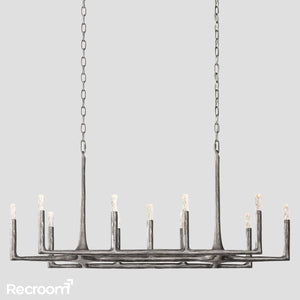Thaddeus Linear Chandelier 54" 72" - Zonesus