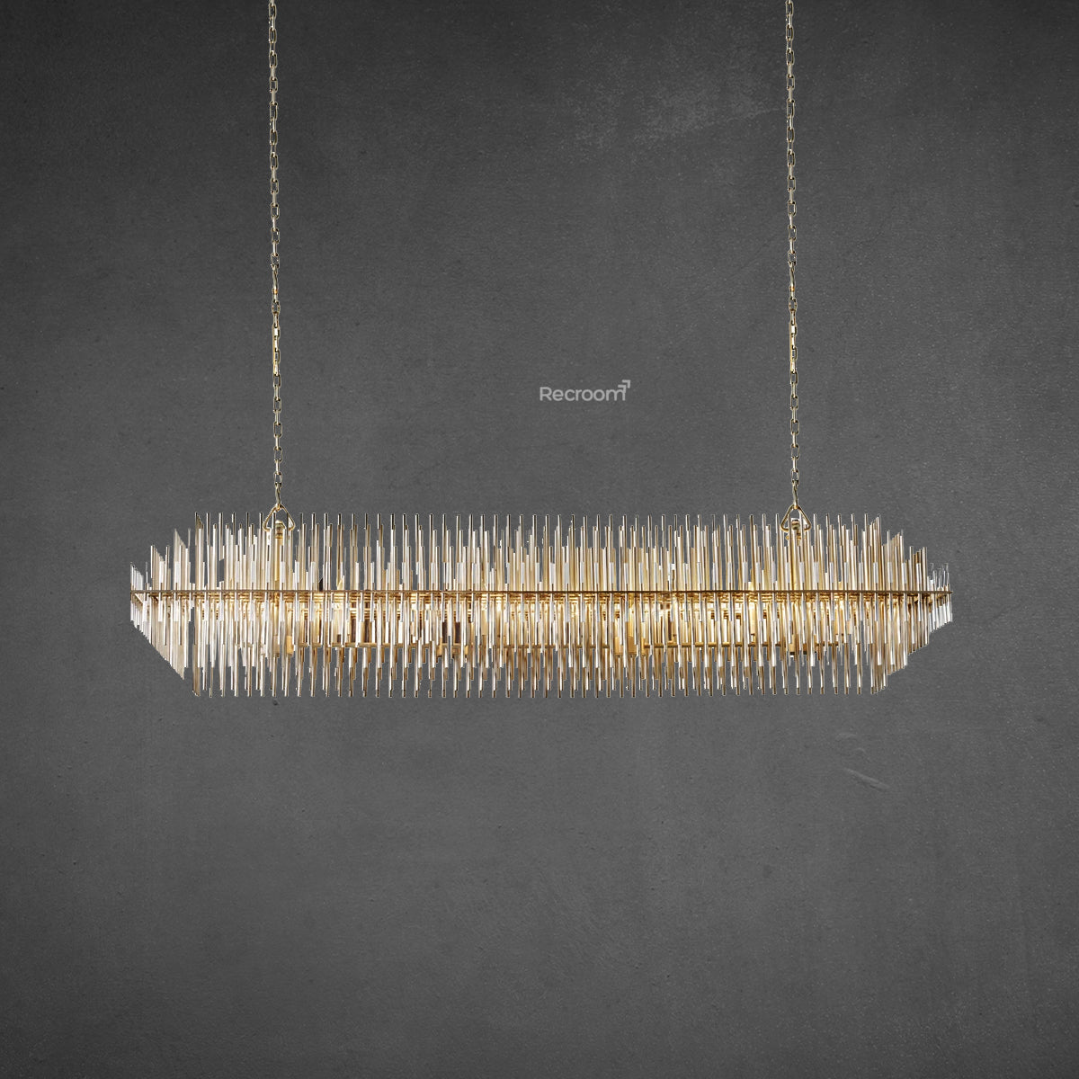 Emily Rectangular Chandelier 54" - Zonesus