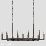 Thaddeus Linear Chandelier 54" 72" - Zonesus