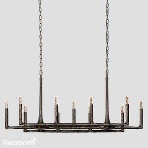 Thaddeus Linear Chandelier 54" 72" - Zonesus