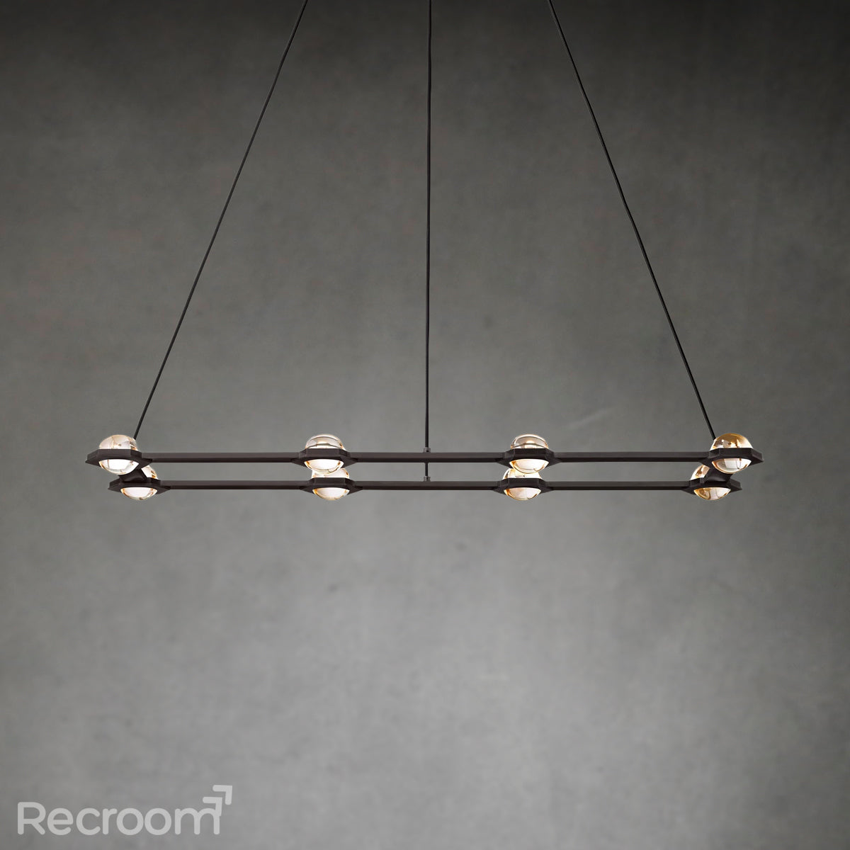 Eclitant Rectangular Chandelier 54" - Zonesus
