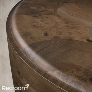 Pola Round Plinth Coffee Table - Zonesus
