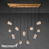 Pearli Rectangular Chandelier 54" - Zonesus