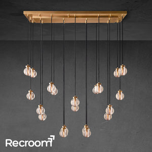Pearli Rectangular Chandelier 54" - Zonesus