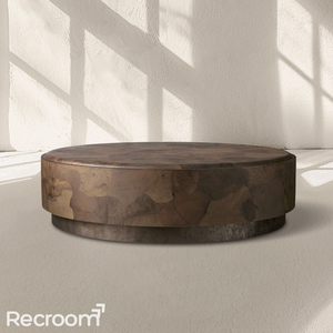 Pola Round Plinth Coffee Table - Zonesus
