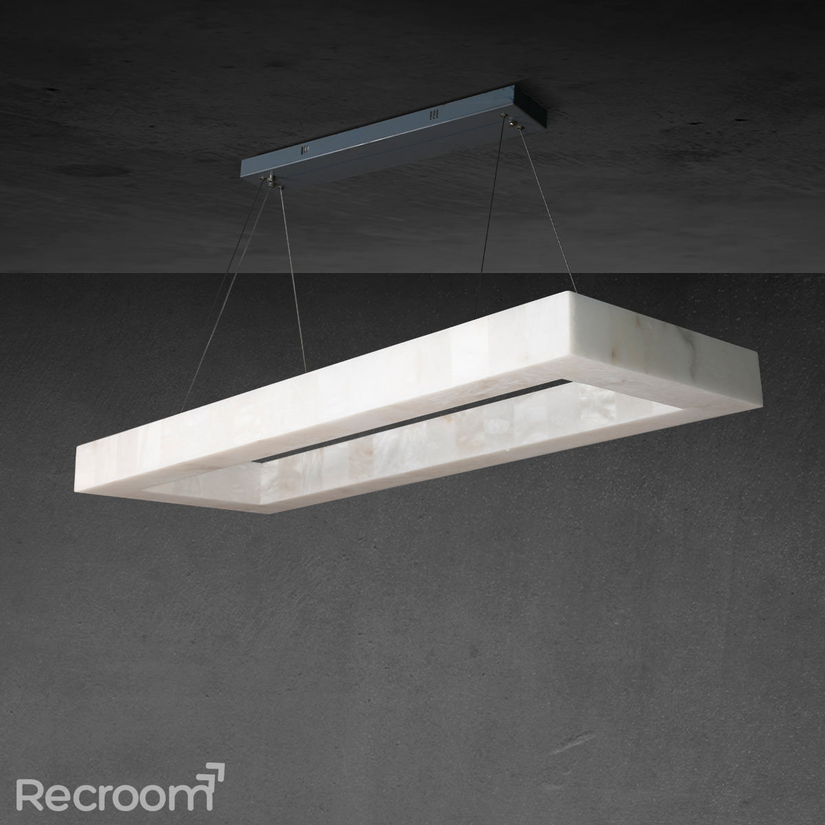 Rivager Rectangular Chandelier 54" - Zonesus
