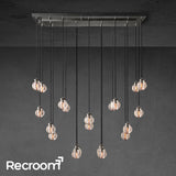 Pearli Rectangular Chandelier 54" - Zonesus