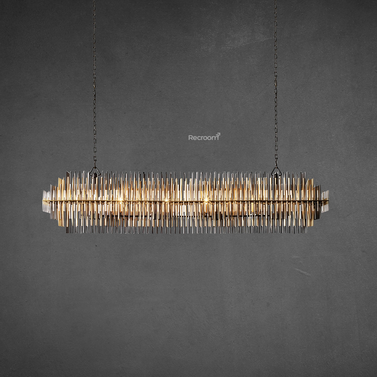 Emily Rectangular Chandelier 54" - Zonesus