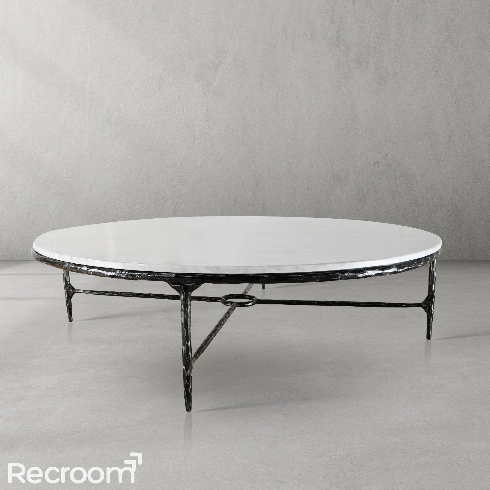 Thaddeo Marble Round Coffee Table Style O - Zonesus