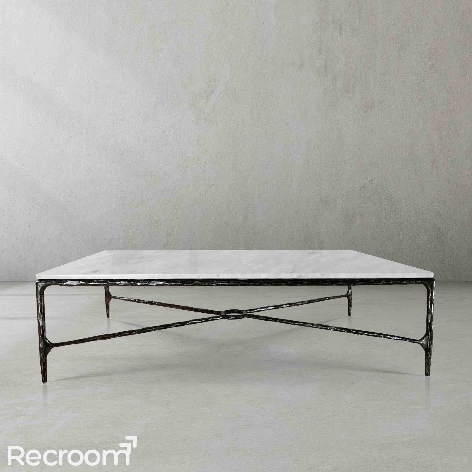 Thaddeo Rectangle Marble Coffee Table - Zonesus