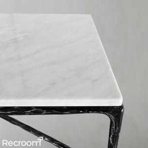 Thaddeo Rectangle Marble Coffee Table - Zonesus
