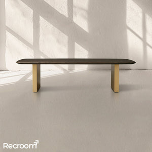 San Germani Wood Coffee Table with Clement Base - Zonesus