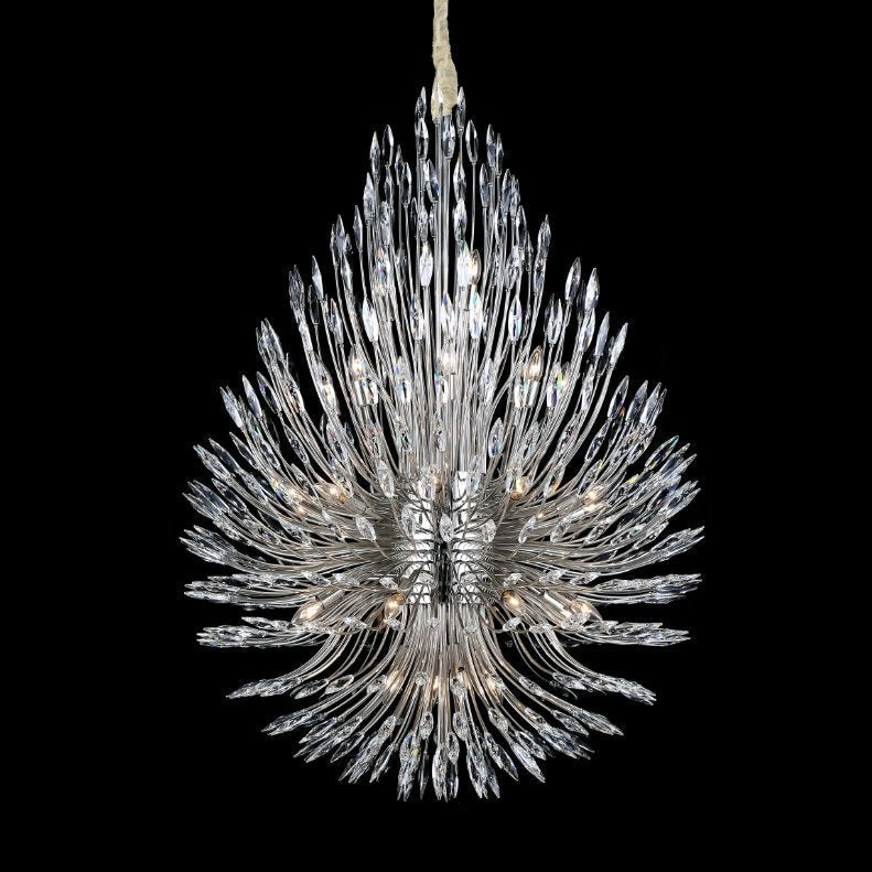 Lily Starburst Crystal Sputnik Chandelier 43"W - Zonesus