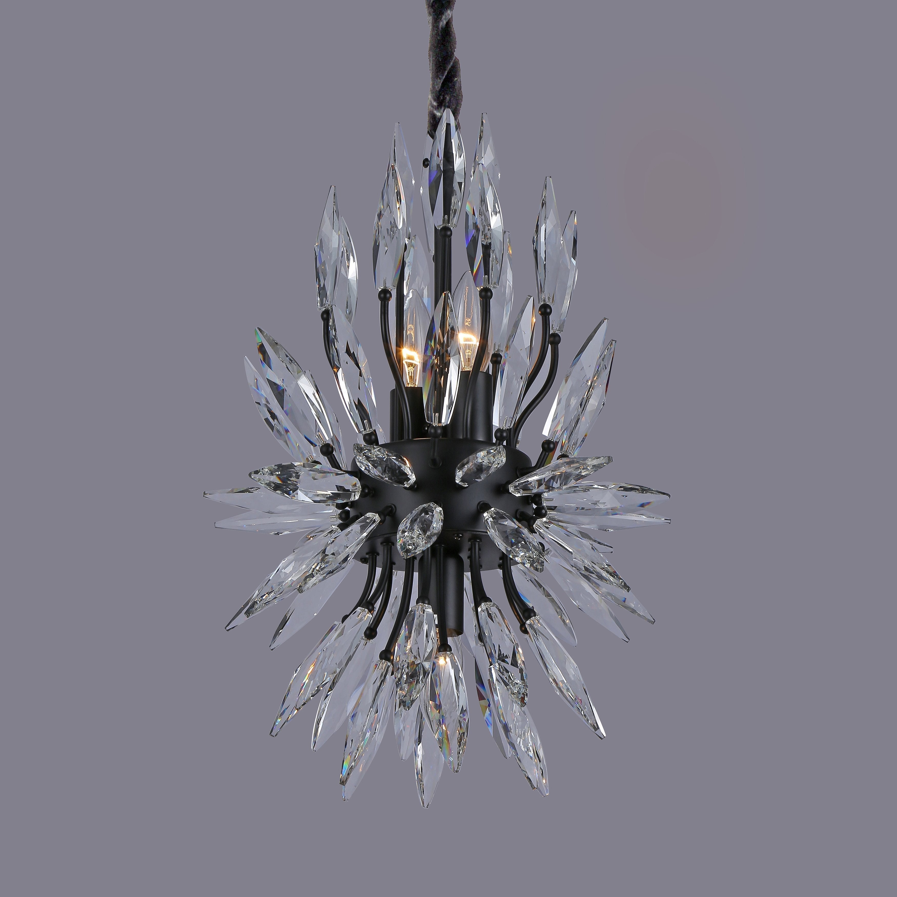 Lily Starburst Crystal Sputnik Chandelier - Zonesus