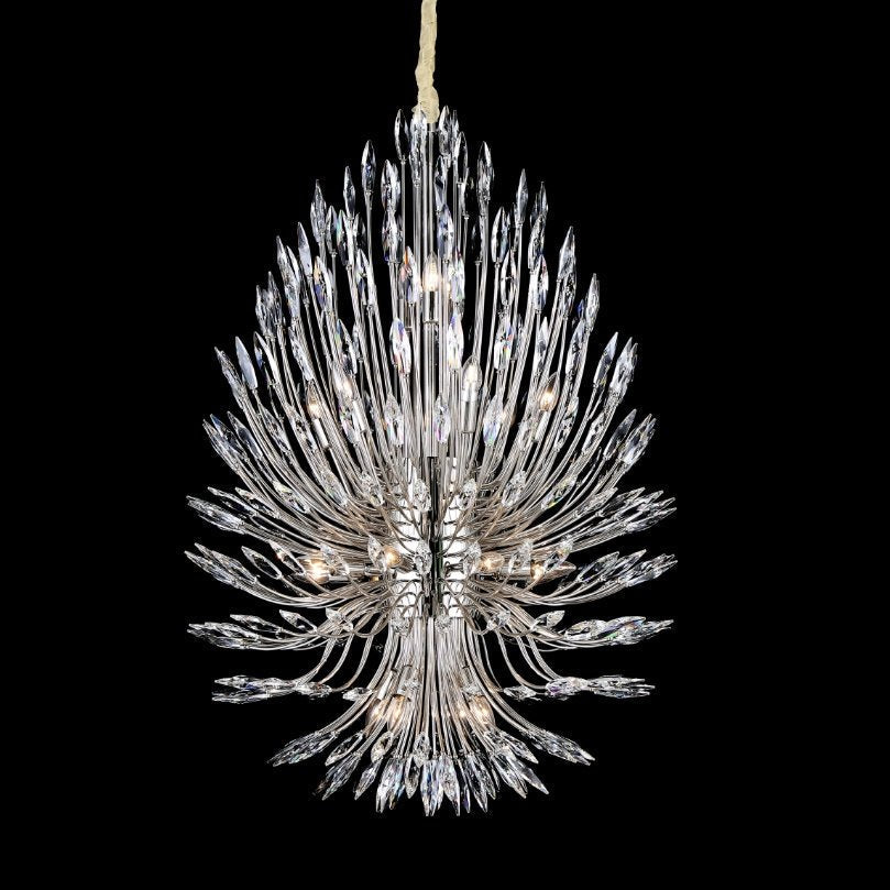 Lily Starburst Crystal Sputnik Chandelier 43"W - Zonesus