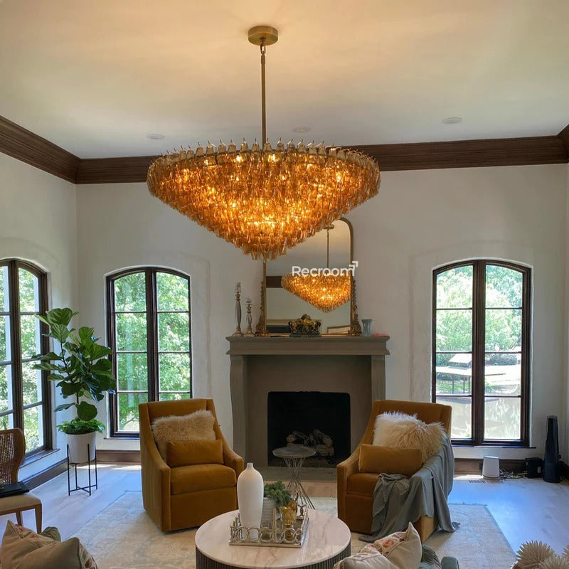 Chia Round Tired Chandelier 62" - Zonesus