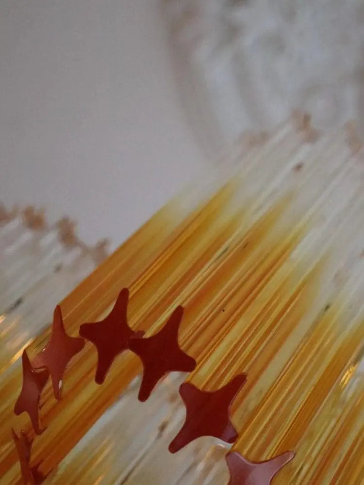 Murano Chandelier – Viennetta – 114 prisms – Amber - Zonesus