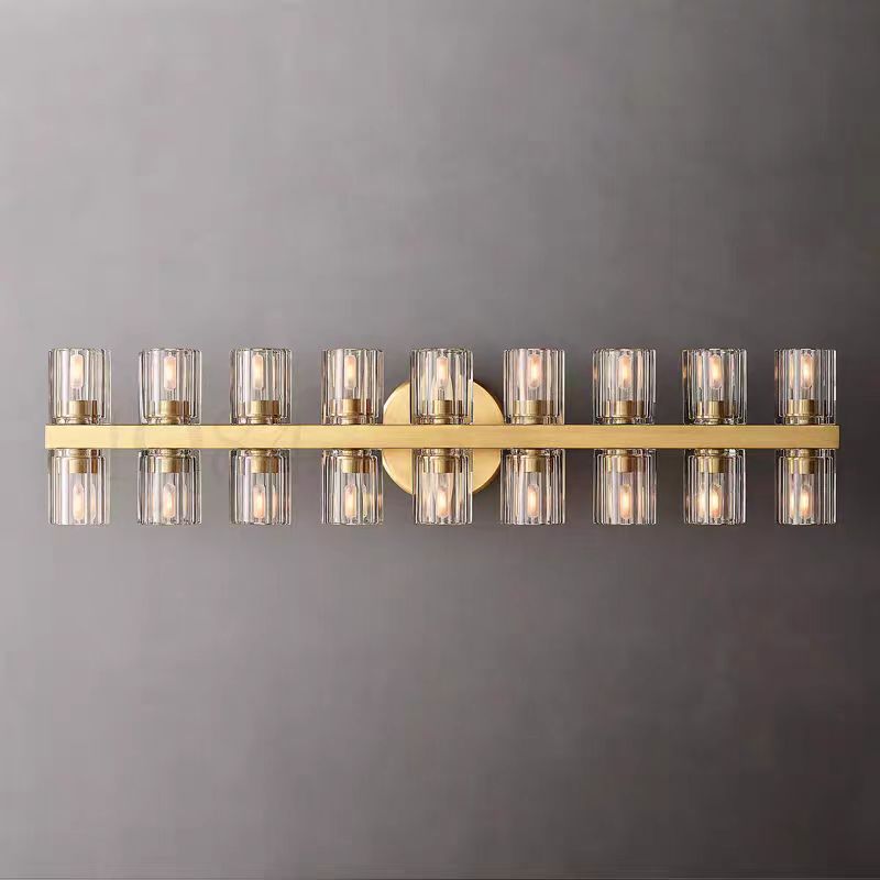 Arcachonest Crystal Wall Sconce 20"W - Zonesus
