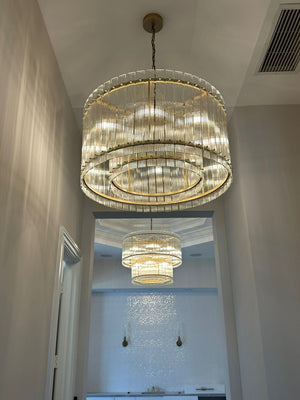 San Marcon Round Chandelier 22" 37" 48" 60" - Zonesus