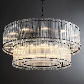 San Marcon Round Chandelier 22" 37" 48" 60" - Zonesus