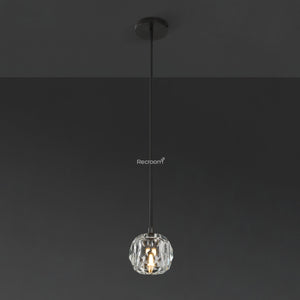 Boulew Crystal Glass Rod Pendant 5" - Zonesus