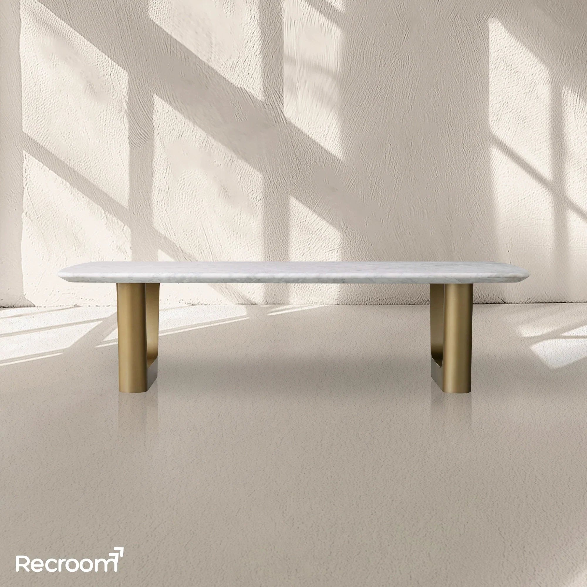 San Germani Stone Coffee Table with Rennes Base - Zonesus