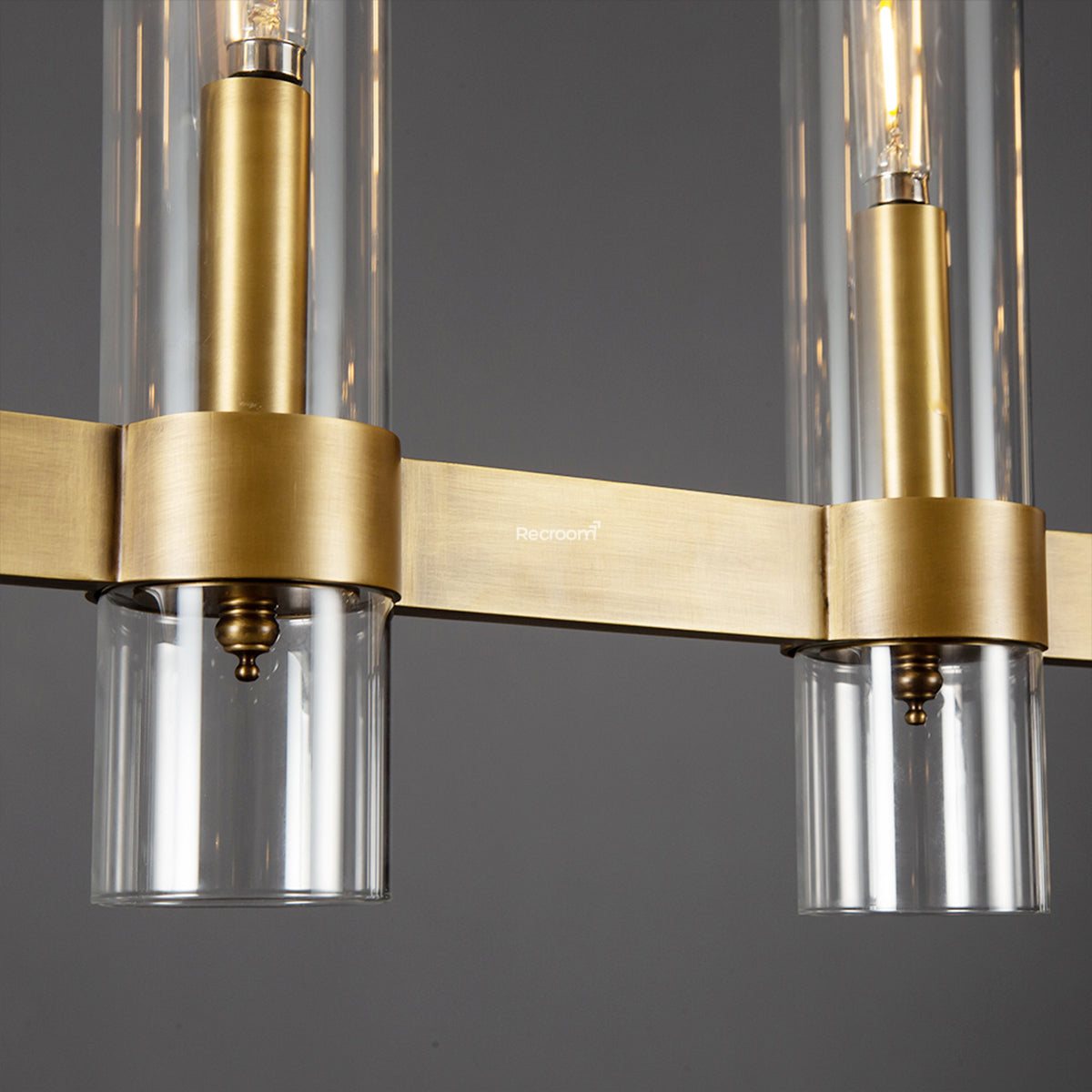 Manory Glass Linear Chandelier 59" - Zonesus