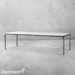 Thaddeo Marble Rectangular Dining Table - Zonesus