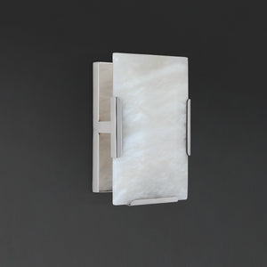 Harllow Calcite Single Wall Sconce 6“ - Zonesus