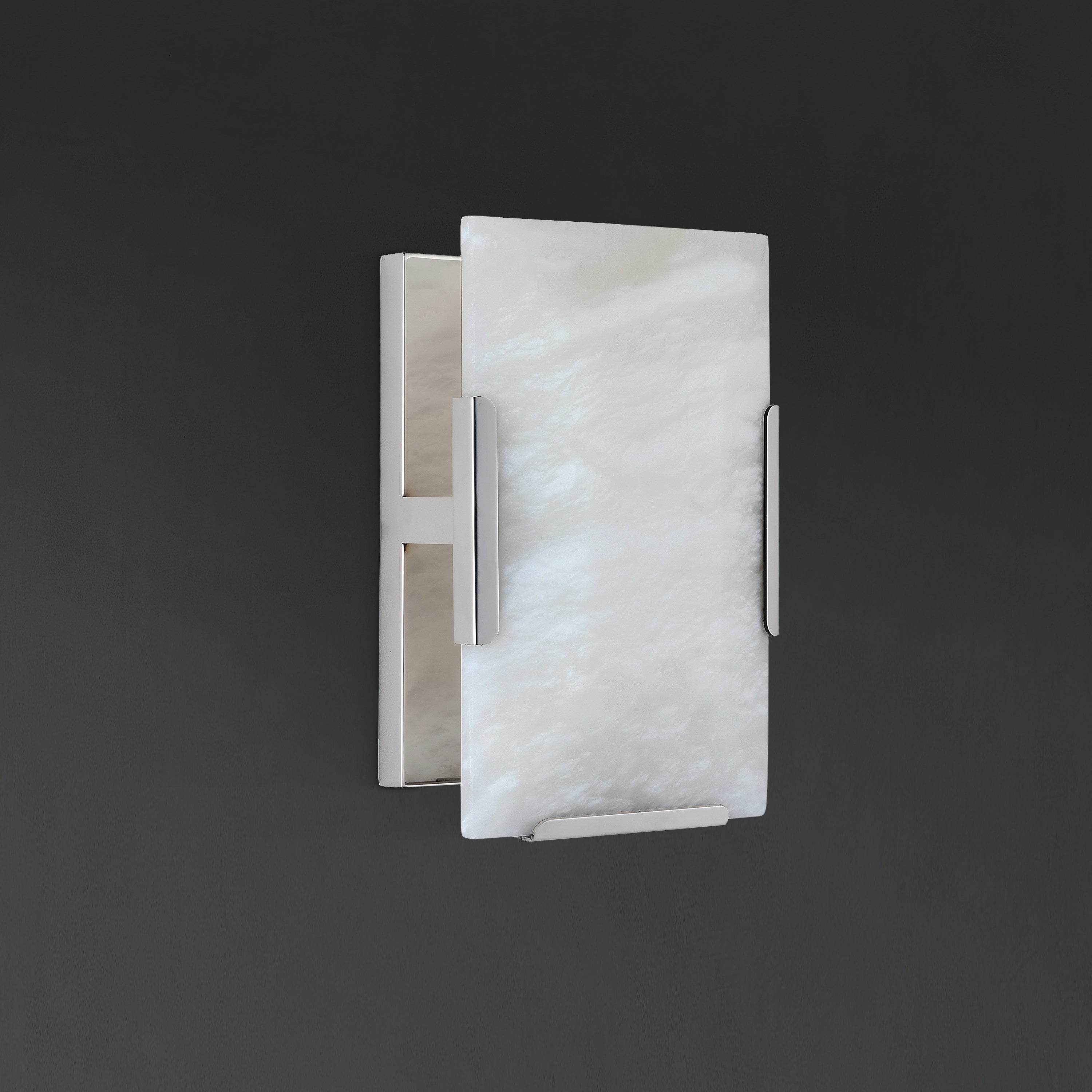 Harllow Calcite Single Wall Sconce 6“ - Zonesus