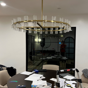 Arcachonest Round Chandelier 24" - Zonesus