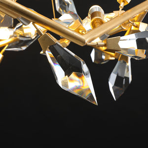 Addison 34" Crystal Chandelier - Zonesus