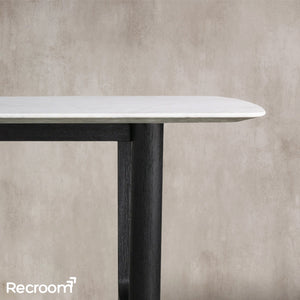 San Germani Stone Dining Table with Rennes Base - Zonesus