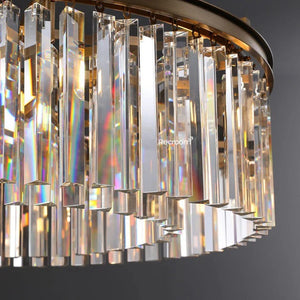 Odean Round Chandelier 32" - Zonesus