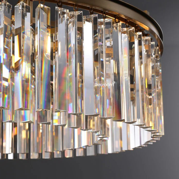 Odean Round Chandelier 32" - Zonesus