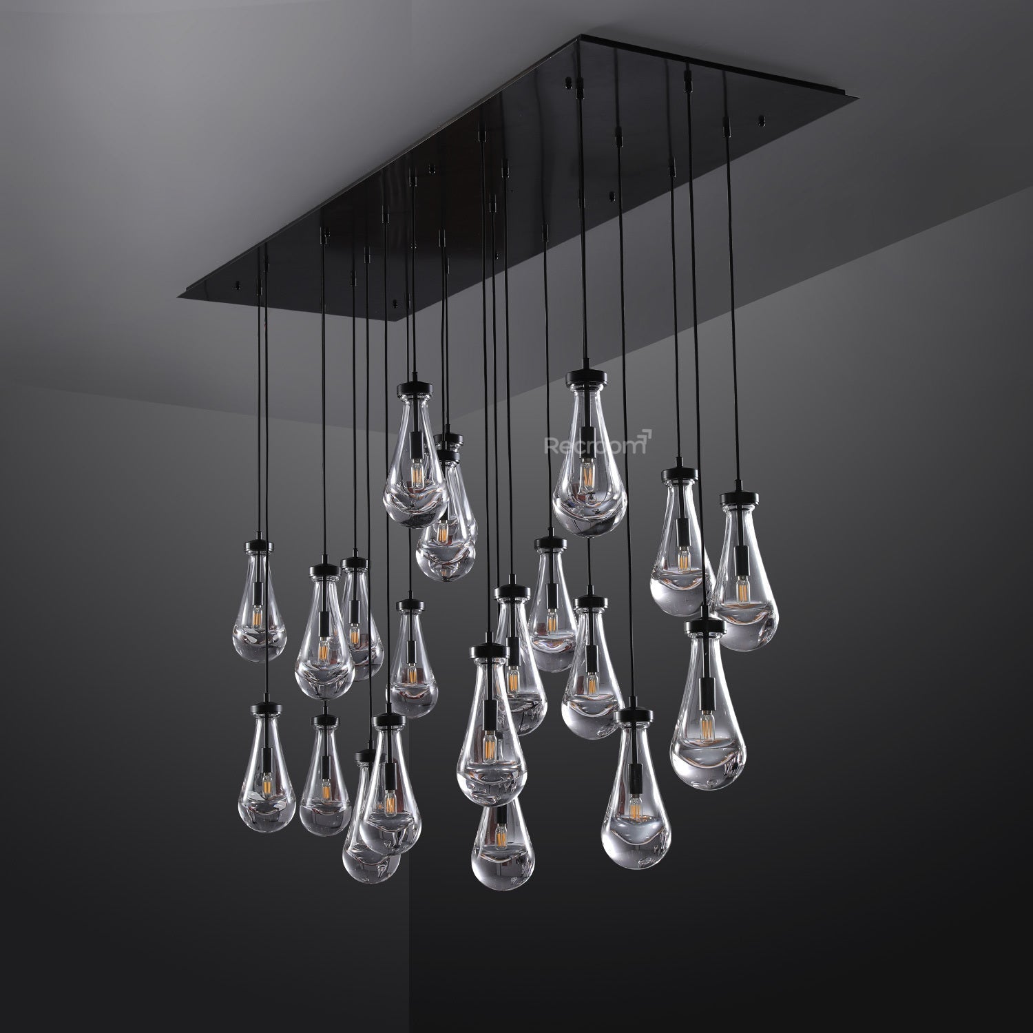 Raindrop Linear Chandelier 72" - Zonesus