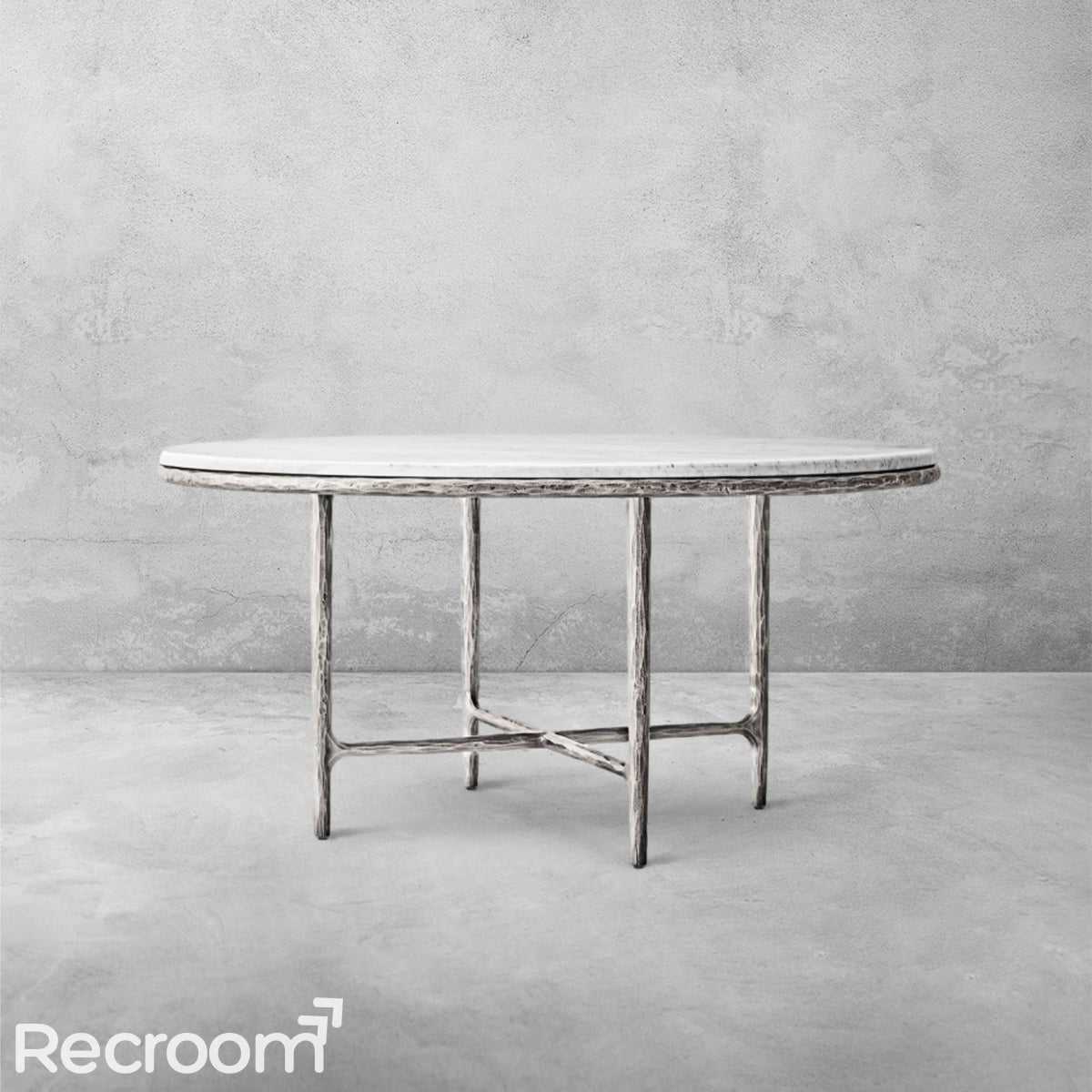 Thaddeo Marble Round Dining Table - Zonesus